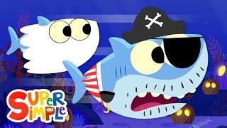 Baby Shark Halloween | featuring Finny The Shark | Super Simple Songs