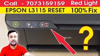 Epson L3115 red light blinking solution