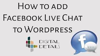 How to Add Facebook Live Chat to Wordpress