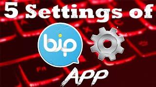 5 Important Settings of Bip App that You Should Know.
