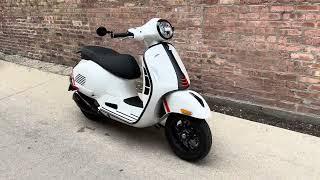 Vespa GTS 300 Supersport 2023 white black orange V0309U