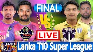 Lanka t10 league | live cricket match today | Bangla Tigers vs Jaffna Titans Final T10 Match