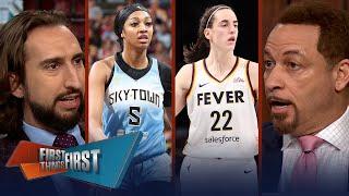Angel Reese on Caitlin Clark: WNBA's popularity not due to one person | FIRST THINGS FIRST
