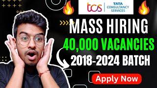 Biggest Hiring  | Tcs Mass Hiring | NQT | 2018 ,19,20 | 2021| 2022 | 2023 | 2024 Batch | Off Campus