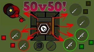 Surviv.io Insane Golden Airdrop In New 50v50 Update!!! Testing The Next New Gamemode!