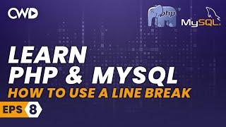 How to use a line break | PHP for beginners | Learn PHP | PHP Programming | Learn PHP in 2020