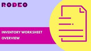 How To Create A CPG Spec Sheet | Inventory Worksheet Overview (6/6)