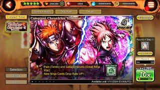 This is the final summon Pain and Sakura GNW 9 step -NxB NV