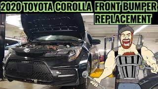 2020-2022 TOYOTA COROLLA SE , XSE , NIGHTSHADE , APEX  FRONT BUMPER COVER REPLACEMENT TUTORIAL