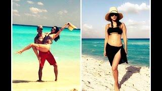 Hot Sunny Leone having fun with husband Daniel on beach in Mexico!