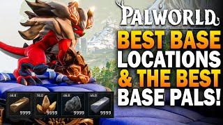 Palworld - The Best Base Locations AND BEST PALS! Palworld Best Ore & Ingot Farm Guide