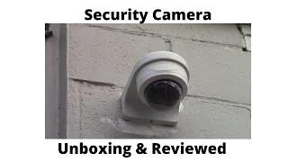 Security camera unboxing and reviewed- Outdoor dome camera and mount