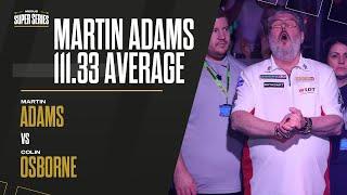 Martin Adams stunning 111.33 average in full