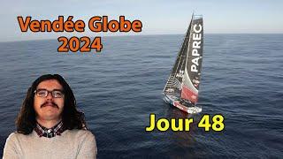 Vendée Globe 2024-2025 : Jour 48 (Crémer, Bestaven, Amédéo, Richomme, Ruyant...)