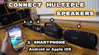 How to Connect Multiple Bluetooth Speakers to One Device (Android or Apple iOS)