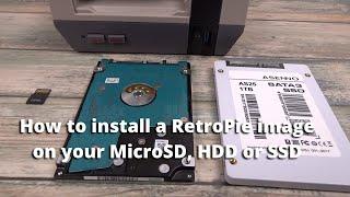 How to install a RetroPie image to your MicroSD, HDD or SSD for your Raspberry Pi 4