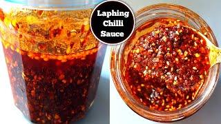Laphing Chilli Sauce Recipe | Homemade Chilli Oil For - Dumplings, Noodles, Soup, Momos Dip , Pasta