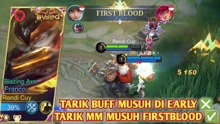 TIPS FRANCO DI EARLY, AUTO FIRST BLOOD PASTI! BUILD FRANCO TERSAKIT 2023 - GLOBAL FRANCO - MLBB