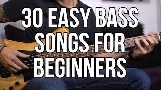 30 Easy Bass Songs for Beginners