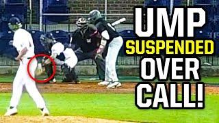 Umpire gets suspended for this call, a breakdown