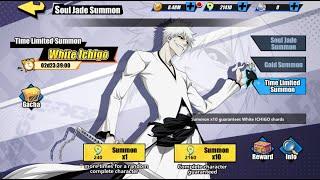 White Ichigo Summons + Gameplay! He Is Here! [Bleach Immortal Soul]