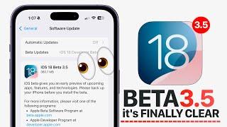 iOS 18 Beta 3.5 (Re-Release) - it’s FINALLY CLEAR!