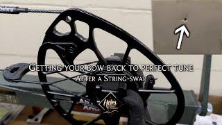 How to Get Your Bow Back to PERFECT Tune After a String Replacement | Al's Archery Tips | HTTO