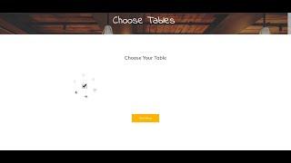 Online Restaurant Table Booking System in Php with MySQL