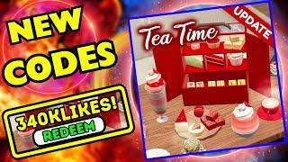 *New* ALL WORKING UPDATE CODES For Tea Time - Roblox Tea Time Codes 2024