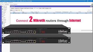 How to connect 2 Mikrotik routers over Internet - GRE Tunnel