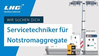 Wir suchen dich! Servicetechniker (m/w/d) für Notstromaggregate | LHG Leipziger Handelsgesellschaft