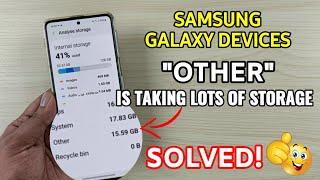 (Solved) Samsung Galaxy Devices : "Other" Is Taking Lots Of Storage