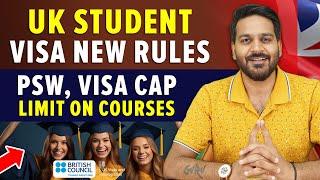 UK Student Visa New Rules: PSW in UK Latest News | Study in UK | UK Student Visa Update 2024