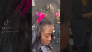 The Secret to Perfect Edges #naturalhair  #edgecontrol #4chair #edgestutorial #frontalwig