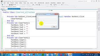 How to clear all textbox by static method and dynamic method in VB NET 2012