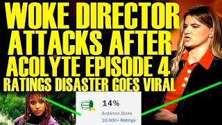 WOKE ACOLYTE DIRECTOR GOES ON RANT AFTER EPISODE 4 RATINGS FALL TO HISTORIC LOW FOR DISNEY STAR WARS