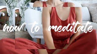 How to Meditate