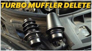 TURBO MUFFLER DELETE - HOW TO