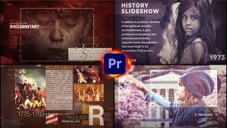 Top 10 Historical Slideshow Templates - Premiere Pro