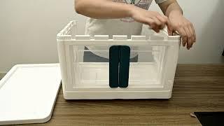 DOUBLE DOOR PLASTIC STORAGE BINS