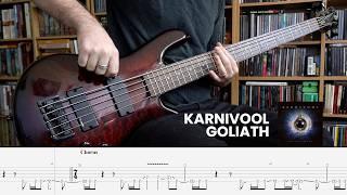 Karnivool - Goliath - Bass Cover + free tab download