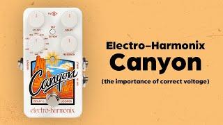 EHX Canyon 9v & 9.6v comparison