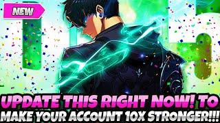 *DON'T WAIT!!* UPDATE THIS RIGHT NOW TO MAKE YOUR ACCOUNT 10X STRONGER & BETTER (Solo Leveling Arise