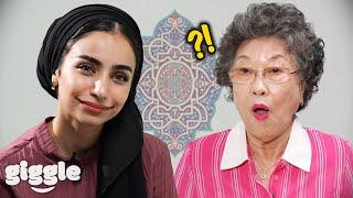 "Is Every Muslim Girl So Beautiful Like You?" Korean Grandma Meets Muslim Girl For the First Time!