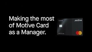 Making the Most of the Motive Card for Managers