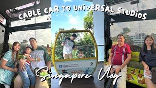 Cable Car Guide from Harbourfront Tower to Universal Studios | SINGAPORE