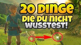 20 Dinge die DU über Zelda Breath of the Wild noch nicht wusstest!