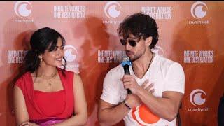 Tiger Shroff and Rashmika Mandanna At Crunchyroll Event || Rashmika and Tiger Talks About Anime