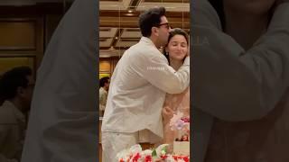 Ranbir Kapoor KISSES Alia Bhatt During Her Birthday Celebration | #shorts #bollywood #couple #love