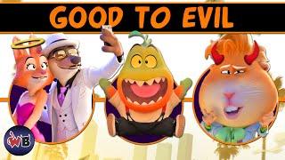 Dreamworks' THE BAD GUYS Characters: Good to Evil ️